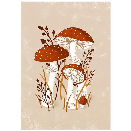 Постер "Abstract Mushroom"
