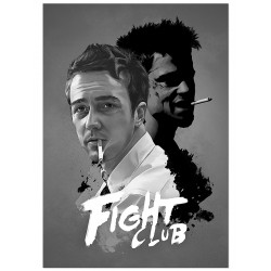 Постер "Fight club" розмір на вибір