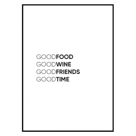 Постер в рамці "Good" розмір на вибір