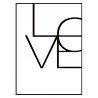 Постер в рамці "Love" розмір на вибір