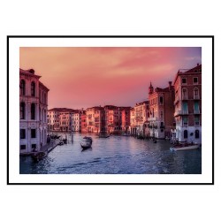 Постер в рамці "Grand Canal, Venice" розмір на вибір