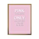 Комплект постеров в рамках "Only pink"