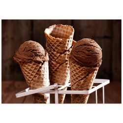 Постер "Chocolate ice cream"