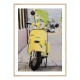 Постер "Yellow Vintage Scooter"