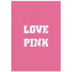 Постер "Love pink"