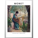Постер "Клод Моне. Мадам Моне за вышивкой. 1875 г."