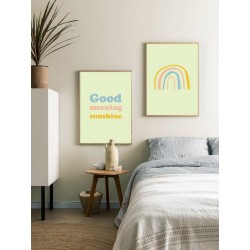 Комплект постеров в рамках "Rainbow"