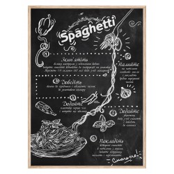 Постер в рамці "Spaghetti"