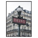 Постер в рамке "Metro in Paris"