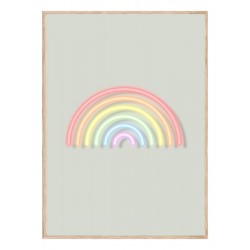 Постер в рамці "Rainbow neon"