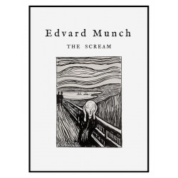 Постер в рамке "The Scream Edvard Munch"