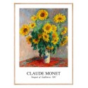 Постер в рамці "Sunflowers, 1881, Claude Monet"