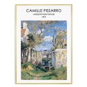 Постер в рамці "Peasant woman with a cart, 1874. Camille Pissarro"