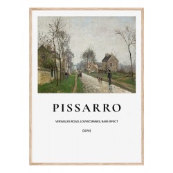 Постер в рамці "The Versailles Road at Louveciennes, 1869. Camille Pissarro"