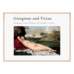 Постер в рамці "Sleeping Venus. Giorgione"