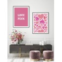 Комплект постерів "I love pink"