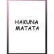 Комплект постерів "Hakuna Matata"