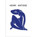 Постер "Голубая обнаженная II. Анри Матисс.1952"