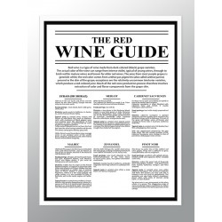 Постер в рамке "Wine guide"