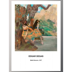 Постер "Балерини. Едгар Дега. 1877"